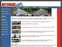 Tablet Screenshot of motorbikelinks.com